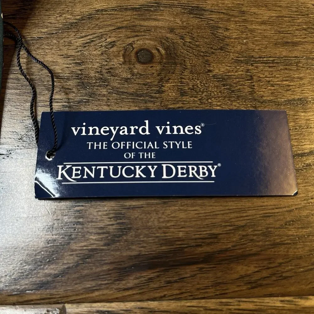 New Vineyard Vines Tie Kentucky Derby 🐎Racehorse Churchill Downs Polka Dot Silk